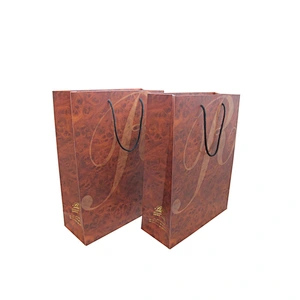 Custom Design Wholesale Luxury Shopping Paper Bag with Handles