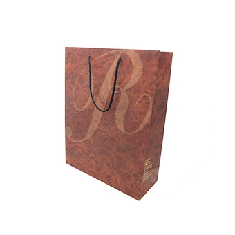 Custom Design Wholesale Luxury Shopping Paper Bag with Handles